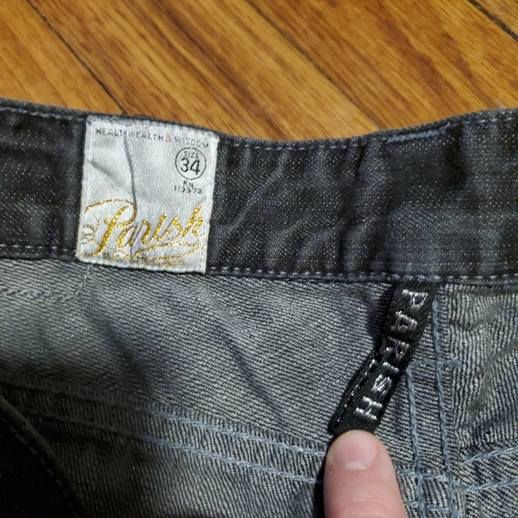 Men's Parish Jeans.  Size 34. Button fly. - Picture 5 of 10